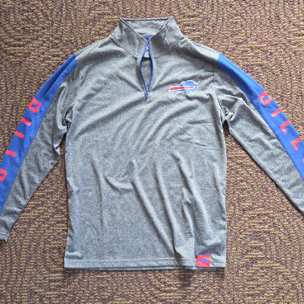 Buffalo Bills NFL Gray and Blue Kids Sweatshirt